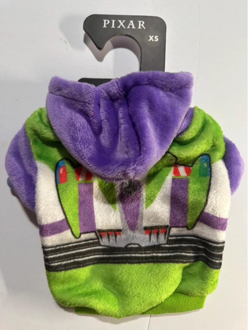 Disney x Pixar Toy Story Buzz Lightyear XS Hoodie Pet Halloween Costume NWT